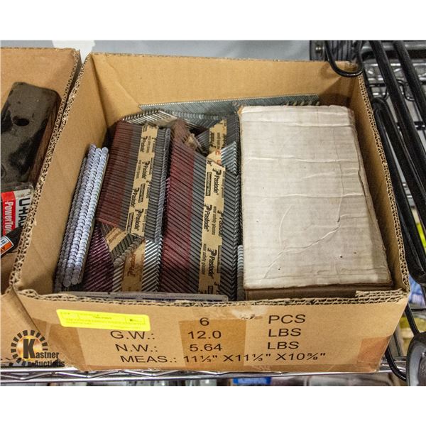 AIR GUN FRAMING NAILS ASSORTED HARDWARE