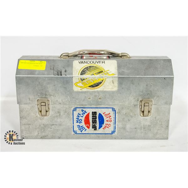 VINTAGE ALUMINUM TOOL BOX