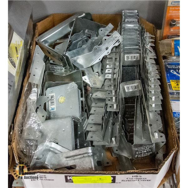 GALVANIZED MOUNTING PLATES AND HANGERS ASSORTED