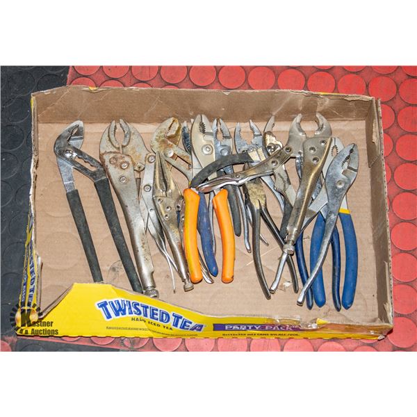 LOT VICE GRIPS AND PLIERS