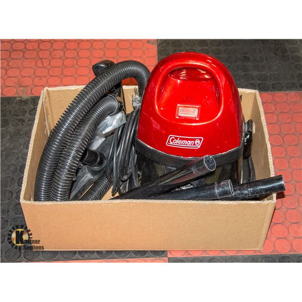 COLEMAN WET & DRY VACUUM INCLUDES MANUAL