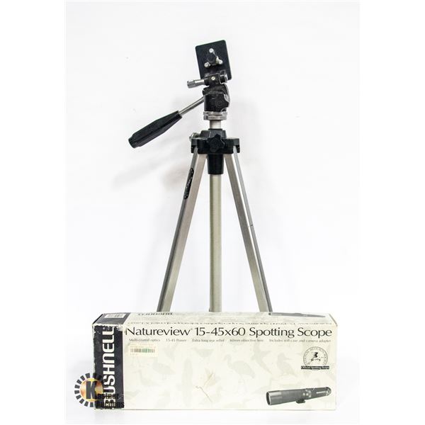 SPOTTING SCOPE & TRIPOD BUSHNELL