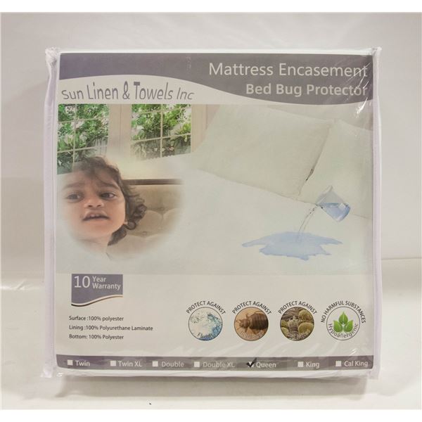 QUEEN MATTRESS ENCASEMENT/BEDBUG