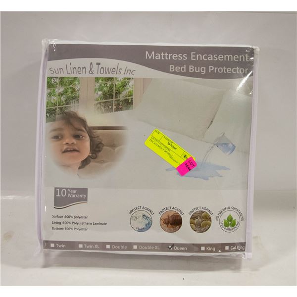 QUEEN MATTRESS ENCASEMENT/BEDBUG