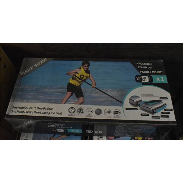 MARK SHAW INFLATABLE STAND UP PADDLE BOAT(BLUE)