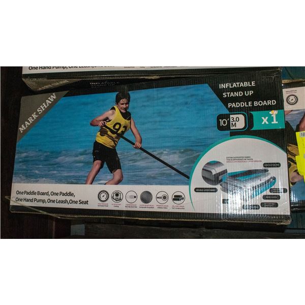 MARK SHAW INFLATABLE STAND UP PADDLE BOAT(BLUE)