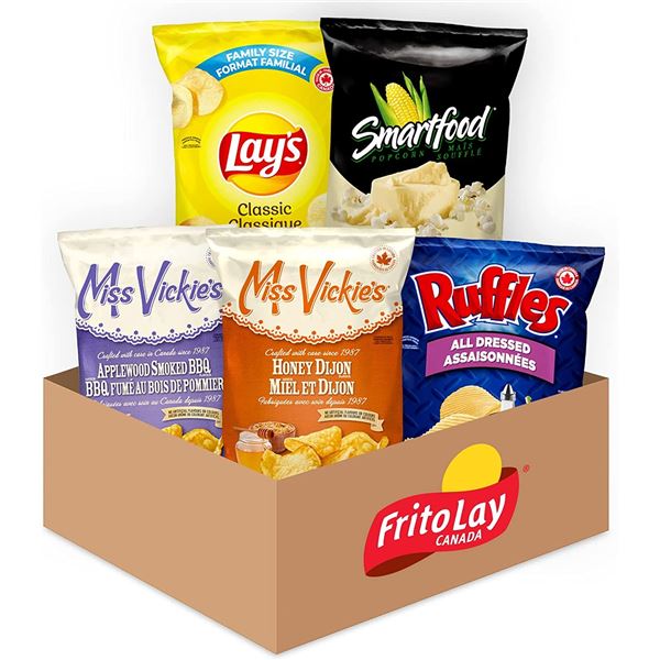 NEW CASE OF FRITO LAY NIGHT IN SNACKS CHIP MIX
