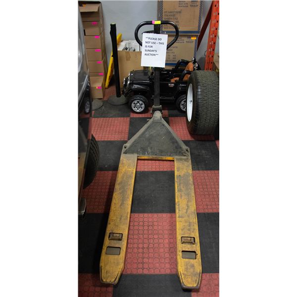 PALLET JACK (FORKS 48" LONG)