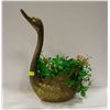 Image 1 : BRASS SWAN PLANTER