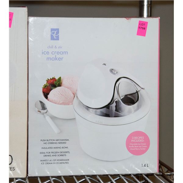 PC CHILL AND STIR ICE CREAM MAKER