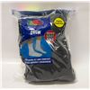 Image 1 : BLACK CREW SOCKS 12-16 SIZE PACK OF 6