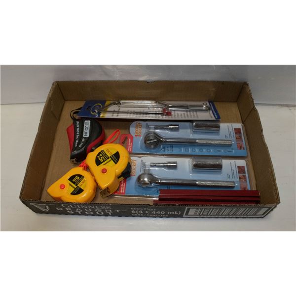 FLAT OF ASSORTED NEW TOOLS