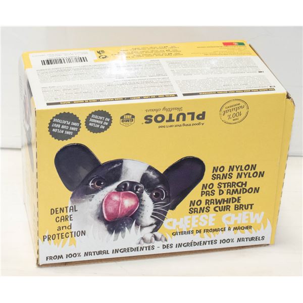 CASE OF PLUTOS 100% NATURAL DOG CHEWIE BONES