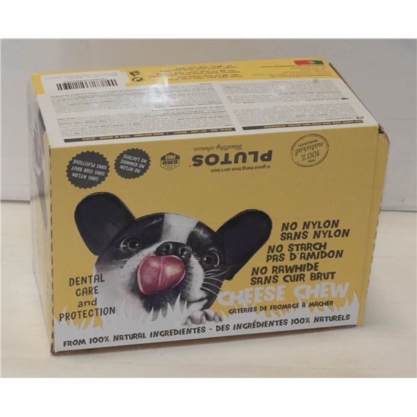 CASE OF PLUTOS 100% NATURAL DOG CHEWIE BONES