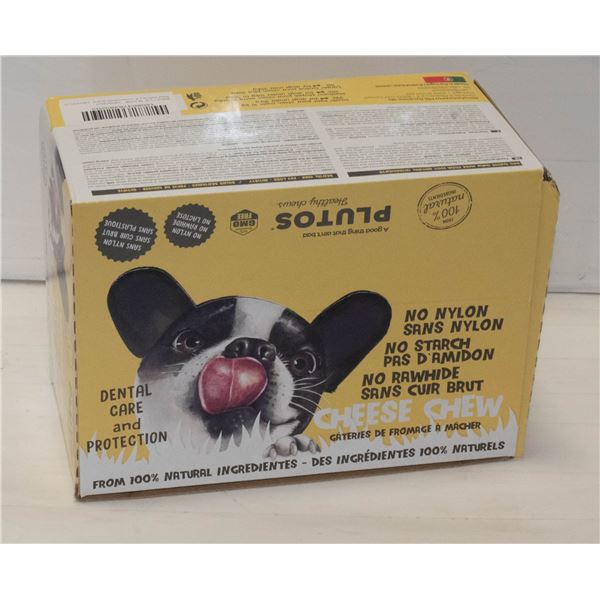 CASE OF PLUTOS 100% NATURAL DOG CHEWIE BONES