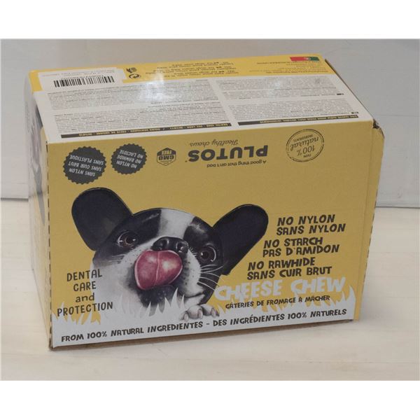 CASE OF PLUTOS 100% NATURAL DOG CHEWIE BONES