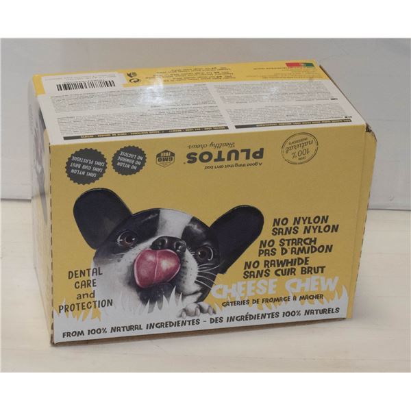 CASE OF PLUTOS 100% NATURAL DOG CHEWIE BONES