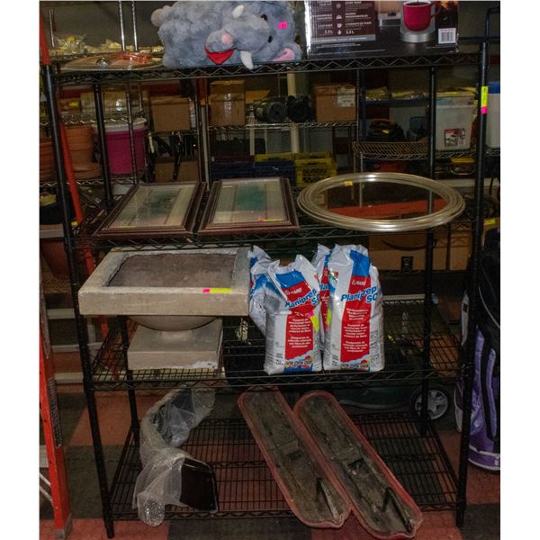 4-SHELF ALL METAL STORAGE SHELVING