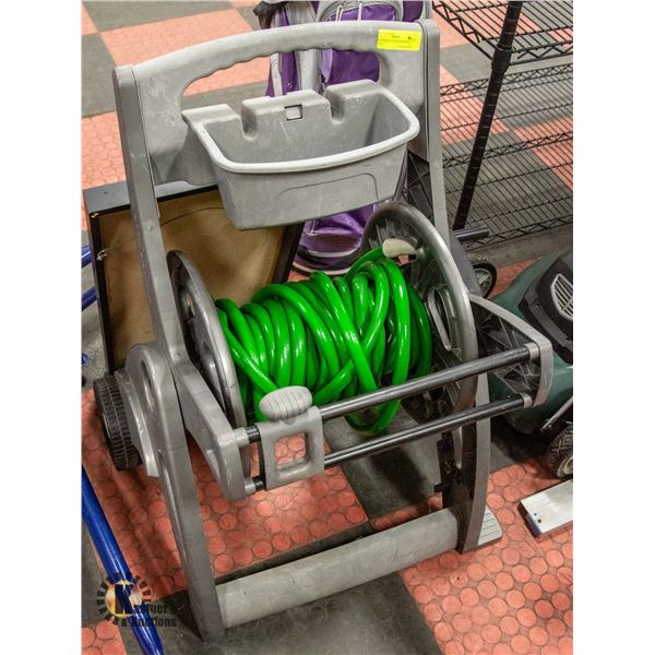 HOSEMOBLE WITH HOSE WOOD STOOL