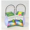Image 1 : 2 COLOR CHANGING LED CITRONELLA CANDLES 20+ HRS