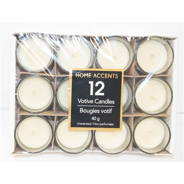 HOME ACCENTS VOTIVE CANDLES 40G