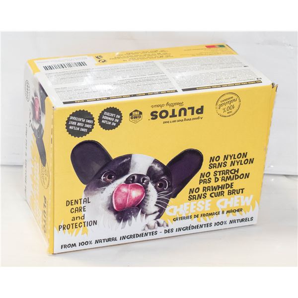 CASE OF PLUTOS 100% NATURAL DOG CHEWIE BONES