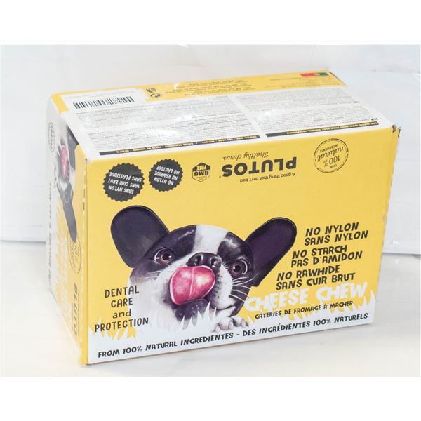 CASE OF PLUTOS 100% NATURAL DOG CHEWIE BONES