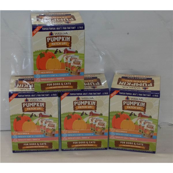 WERUVA PUMKIN PATCH VARIETY PACK PET FOOD 48PACKS