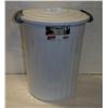Image 1 : STERILITE 24 QT UTILITY GARBAGE CAN WHITE