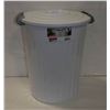 Image 1 : STERILITE 24 QT UTILITY GARBAGE CAN WHITE