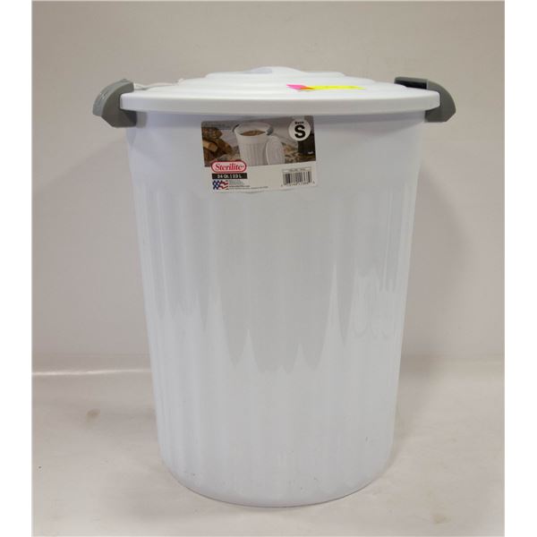 STERILITE 24 QT UTILITY GARBAGE CAN WHITE