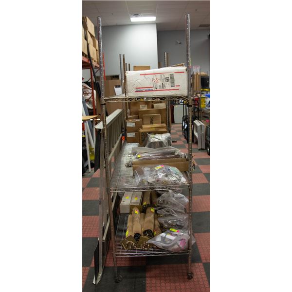 MOBILE STEEL RACK SHELVES 5-shelves-stainless-steel-storage-rack-at-280-sq-ft-in-tiruppur-id