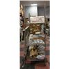 Image 1 : MOBILE STEEL RACK SHELVES;