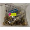 Image 1 : 50 BRASS FITINGS; NEW; ASSORTED SIZES & TYPES