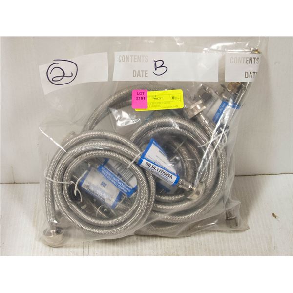 9 SS BRAIDED SUPPLY HOSE VARIOUS LENGTHS