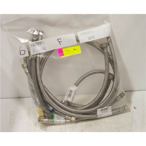 9 SS BRAIDED SUPPLY HOSE VARIOUS LENGTHS