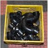 Image 1 : 42 PEICES NEW ABS FITTINGS; ASSORTED SIZES & TYPES