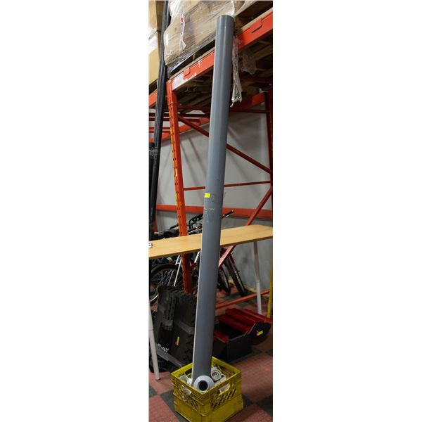 14 PEICES WHITE & GREY PVC FITTINGS, VARIOUS