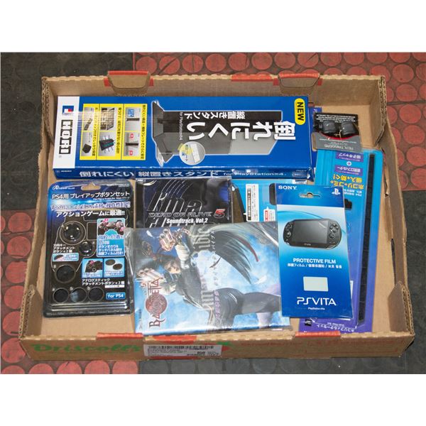 FLAT OF NEW SONY GAMING ACCESSORIES