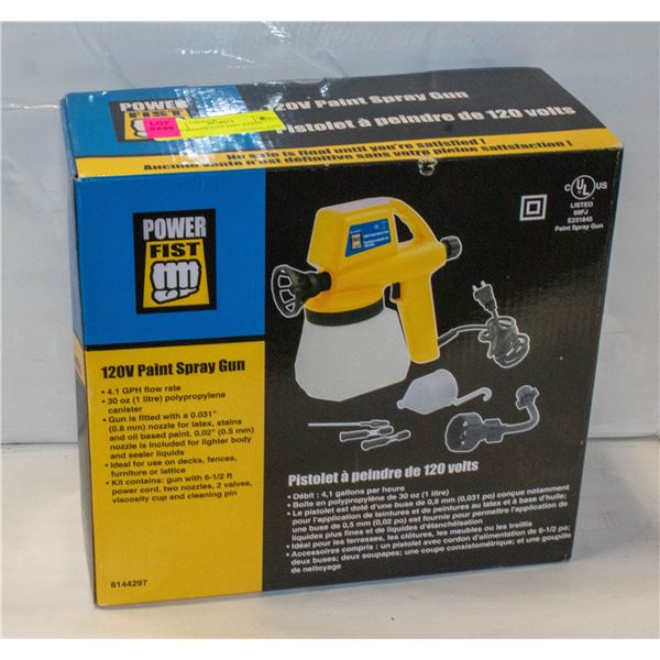 NEW POWER FIST 120V PAINT