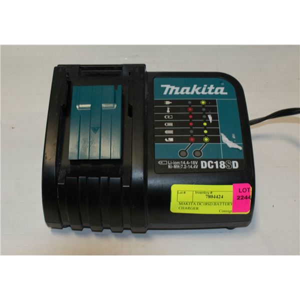 MAKITA DC18SD BATTERY CHARGER