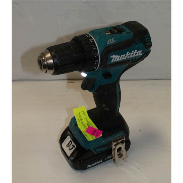 MAKITA BRUSHLESS 18V CONTRETE 1/2" DRILL