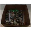 Image 1 : BOX OF DRILL BITS WRENCHES AND MORE