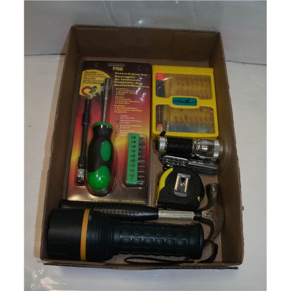 FLAT WITH PRECISION SCREWDRIVER SET AND OTHER
