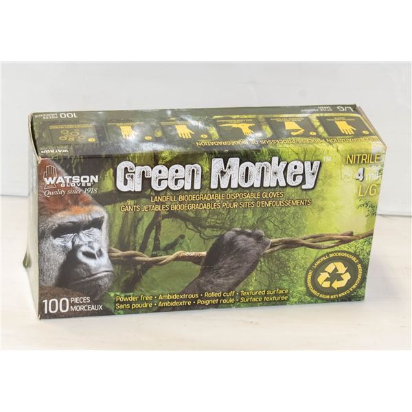 GREEN MONKEY 4 MIL DISPOSABLE GLOVES