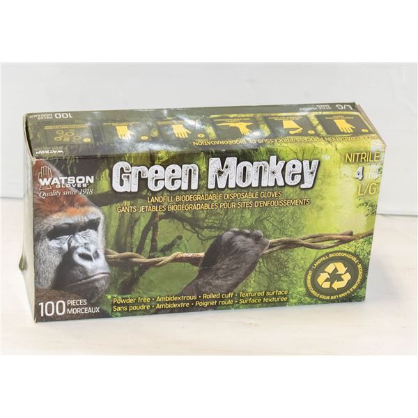 GREEN MONKEY 4 MIL DISPOSABLE GLOVES
