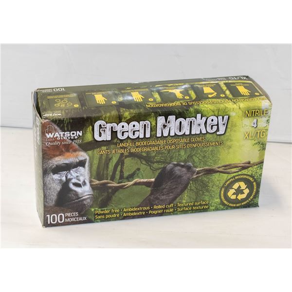 GREEN MONKEY 4 MIL DISPOSABLE GLOVES