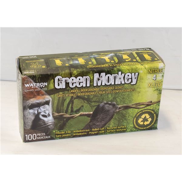 GREEN MONKEY 4 MIL DISPOSABLE GLOVES