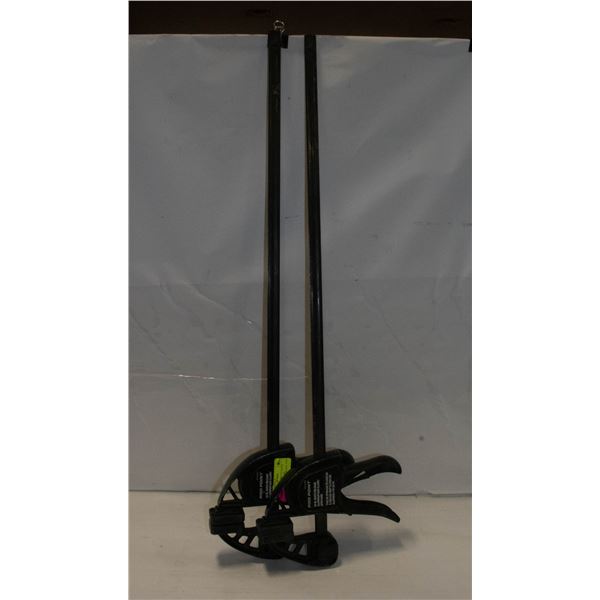 PAIR OF PRO-POINT 12" QUICK RELEASE BAR CLAMPS