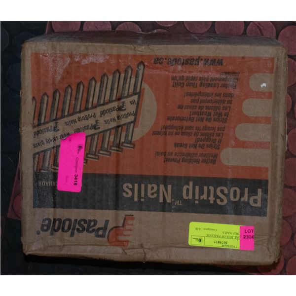 PARTIAL BOX OF PASLODE PROSTRIP NAILS